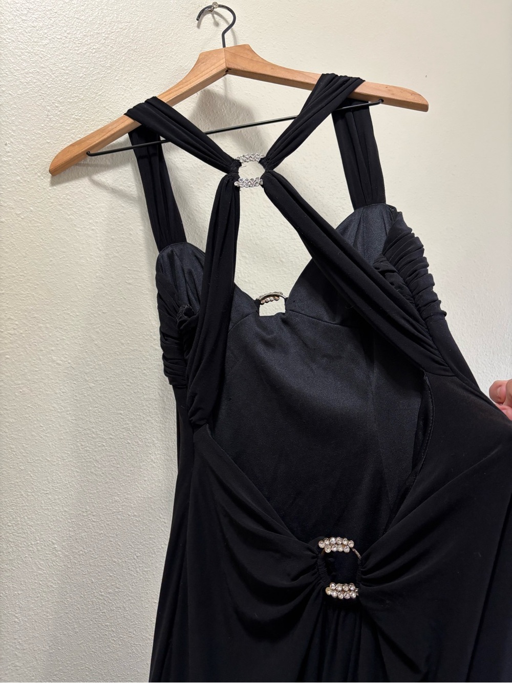 NW Nightway Black maxi dress